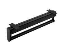 Glayent Tringle à vêtements télescopique, porte-pantalons, montée en haut, extensible verticalement, barre transversale pour penderie