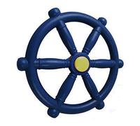 Glayent Volant pour Aire de, Accessoire de Volant pour BalançOire, Roue de Bateau Pirate pour Jungle Gym ou BalançOire Bleu