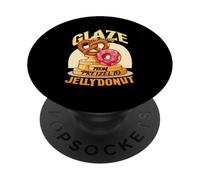 Glaze of Glory from Pretzel to Jelly Donut PopSockets PopGrip Adhésif