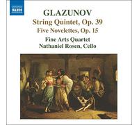 Glazounov – Quintette à cordes en la majeur Opus 39 · 5 Novelettes Opus 15 – NAXOS