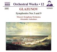Glazounov – Intégrale des œuvres pour orchestre, vol. 12 : Symphonies 3 et 9 – NAXOS