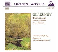 Glazounov – Intégrale des oeuvres pour orchestre, vol. 8 : Les Saisons – NAXOS