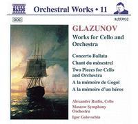 Rudin – Glazounov : Oeuvres pour violoncelle & orch. – NAXOS
