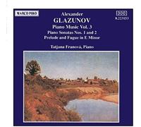 A. Glazunov - Piano Music-Vol. 3 [New CD]