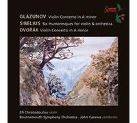 Glazunov/Sibelius/Dvorak [Bournemouth Symphony Orchestra: Efi Christodoulou,John Carewe] [Somm: Sommcd 0153]