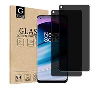 GLBLAUCK Lot de 2 films protecteurs d'écran en verre trempé pour OnePlus Nord N20 5G 2022, anti-espion dureté 9H pour OnePlus Nord N20 5G 2022