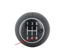 GLBLPEXELR Pommeau de levier de vitesse en cuir Pour A3 S3 8L 2000-2003 Pour A4 S4 B6 B7 12mm / 23mm Pommeau De Levier Vitesse Voiture Tête Poignée Bâton(12345R 23mm)