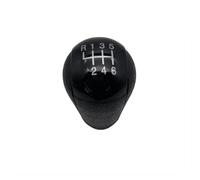 GLBLPEXELR Pommeau de levier de vitesse en cuir Pour Ford Pour Focus 2005-2012 MK3 2000-2007 Pommeau De Levier Vitesse Manuel Tête Manette Poignée(Black 6 speed)