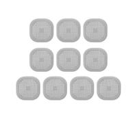 GLBMLMTHZP Bouchon de vidange douche, attrape-cheveux, filtre d'évier cuisine, à eau en silicone for salle bain, accessoires for la maison Couvercle de caniveau en acier(Grey 10 pcs)