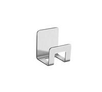 GLBMLMTHZP Égouttoir à éponges autocollant en acier inoxydable for cuisine, égouttoir, crochet de rangement, accessoires d'évier Crochet de salle de bain(1PC-Sliver)