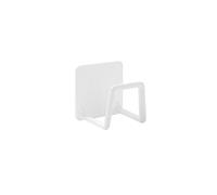 GLBMLMTHZP Lot de 1 à 6 porte-éponges cuisine, sans perforation, for évier, avec boule métallique, chiffon, brosse, crochet mural Crochet de salle de bain(Wit,4pcs)