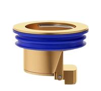 GLBMLMTHZP Siphon de sol tout cuivre for douche, anti-insectes, anti-odeurs, désodorisant, for toilettes, cuisine, salle bain, égouts Couvercle de caniveau en acier(Model 2)