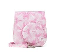 GLBMMLTHZP Sac for Appareil Photo Fleur en Cuir PU Mini Film caméra Sac à bandoulière étui de Protection étui de Protection Sac Fit for Fujifilm Fit for Mini 11 9 8 Sac Photo(A)
