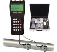 GLBMXDD Débitmètre ultrasonique Portable pour la détection du débit d’Eau, avec transducteurs à Pince S1/M2/L1, Convient pour l’Eau de mer et Les Applications industrielles L1(DN300-6000)
