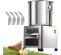 GLBMXDD Hachoir à légumes électrique 1800 W à 4 Lames, trancheuse à légumes Professionnelle, râpe en Acier Inoxydable 3500 TR/Min pour la Transformation des Aliments pour volailles 110V-1000W