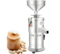 GLBMXDD Machine à Beurre de cacahuètes en Acier Inoxydable 1100 W, broyeur Commercial de cacahuètes et de sésame, Vitesse de 2850 TR/Min pour arachides, amandes, Noix de cajou et sésame