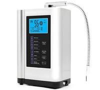 GLBMXDD Machine à Eau alcaline Riche en hydrogène, Machine à Eau ionisée électrolysée Intelligente PH 3,5-10,5, ORP jusqu'à -500 mV, 8 000 L par Filtre, 7 réglages d'eau, Nettoyage Automatique White