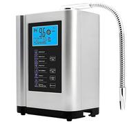 GLBMXDD Machine à Eau alcaline Riche en hydrogène, Machine à Eau ionisée électrolysée Intelligente PH 3,5-10,5, ORP jusqu'à -500 mV, 8 000 L par Filtre, 7 réglages d'eau, Nettoyage Automatique Silver