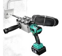 GLBMXDD Machine de câblage Mural pour électricien - Outil de tirage de câbles Automatique sans Fil, Tire-câble 40 m/Min, 2 Batteries au Lithium pour la Construction et l'hydroélectricité