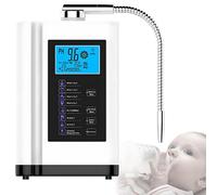 GLBMXDD Machine Intelligente à Eau ionisée électrolysée, pH 3,5-10,5, Machine à Eau alcaline et Acide, ORP jusqu'à -500 mV, avec 7 réglages d'eau, 8000 litres par Filtre,Nettoyage Automatique White