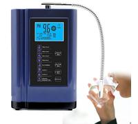 GLBMXDD Machine ionisante pour Eau alcaline, PH 3,5-10,5, Machine à Eau ionisée, ORP jusqu'à -500 mV, avec 7 réglages d'eau, 8 000 litres par Filtre, Nettoyage Automatique, Voix Intelligente Blue