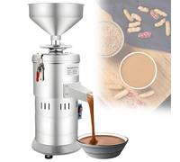 GLBMXDD Moulin à Grains électrique 1100 W, 14 kg/h, en Acier Inoxydable, pour Sauce sésame, Beurre de Noix, Vitesse de Rotation de 2850 TR/Min, pour arachides, amandes, Noix de cajou et sésame.