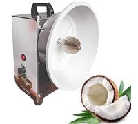 GLBMXDD Râpe électrique pour Noix de Coco, râpe Verticale à 3 Vitesses réglables avec Couvercle Anti-poussière, 150 W, en Acier Inoxydable, pour copeaux et Extraction de Lait