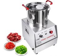 GLBMXDD Robot culinaire Professionnel en Acier Inoxydable, 1800 W, Coupe-légumes électrique Robuste avec Lame en S pour hacher légumes, Fruits, Pain et Viande. 15L