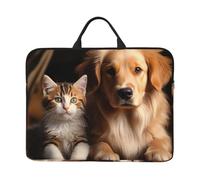 GlbnSHeric Sac à bandoulière pour ordinateur portable - Motif libellule bleue - Pour homme et femme, Chien et chat, Taille unique