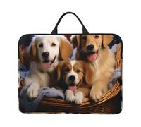 GlbnSHeric Sac à bandoulière pour ordinateur portable - Motif libellule bleue - Pour homme et femme, Paniers et chiens pour chiens, Taille unique