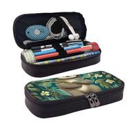 GlbnSHeric Trousse à crayons rétractable avec fermeture éclair - Motif à carreaux arabes indiens - 9 x 20 cm, Adorable paresse., Taille unique, Organiseur de sac