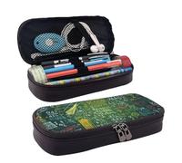 GlbnSHeric Trousse à crayons rétractable avec fermeture éclair - Motif champignons et papillons - 9 x 20 cm, Question de mathématiques., Taille unique, Organiseur de sac
