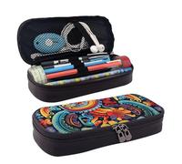 GlbnSHeric Trousse à crayons rétractable avec fermeture éclair - Motif nébuleuse dans le désert - 9 x 20 cm, mexicain, Taille unique, Organiseur de sac