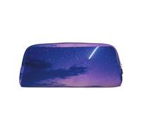 GlbnSHeric Trousse à crayons rétractable avec fermeture éclair - Motif silhouette de ciel nocturne - 8 x 20,5 cm, doré, Taille unique, Trousse de beauté