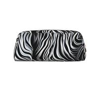 GlbnSHeric Trousse à crayons rétractable avec fermeture éclair - Motif zèbre - 8 x 20,5 cm, doré, Taille unique, Organiseur de sac