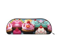 GlbnSHeric Trousse à crayons rétractable avec fermeture éclair - Pour bureau - 6,5 x 19 cm, Argenté., Taille unique, Organiseur de sac