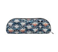 GlbnSHeric Trousse à crayons rétractable avec motif chinois - Trousse à crayons pour bureau - Trousse à crayons rétractable avec fermeture éclair - 6,5 x 19 cm, Argenté., Taille unique, Organiseur de