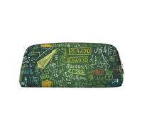 GlbnSHeric Trousse à crayons rétractable pour questions mathématiques, trousse à stylos pour bureau, trousse à crayons rétractable avec fermeture éclair, 8 x 20,5 cm, doré, Taille unique, Organiseur