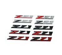 GLBPVPMTMB 3d Metal Logo Z71 Emblem Car Fender Badge Trunk Decal For Tahoe Colorado Cheyenne Silverado Z71 Sticker Accessories Autocollant pour voiture(Red Black,90mm)