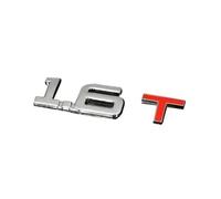GLBPVPMTMB Autocollants décoratifs 3D en Alliage de Zinc for Voiture, emblèmes de Logo, numéro 1.6, 1.8, 2.0 et 3.0 T, Accessoires de Style Automobile Autocollant pour Voiture(1 6T)