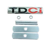 GLBPVPMTMB Emblème de calandre Avant en métal 3D for Ford Fiesta, Kuga, Mondeo MK3, Focus MK2 TDCi Autocollant pour Voiture(Grille Chrome)