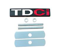 GLBPVPMTMB Emblème de calandre Avant en métal 3D for Ford Fiesta, Kuga, Mondeo MK3, Focus MK2 TDCi Autocollant pour Voiture(Grille Black White)