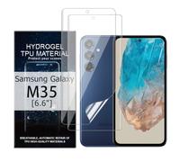 Glcrrpu Film de Protection d'écran Hydrogel pour Samsung Galaxy M35[6.6"],[2 pièces] Protection Ecran pour Transparent HD en Flexible en TPU,Anti-Rayures