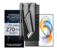 Glcrrpu Lot de 2 films protecteurs d'écran en hydrogel pour ZTE nubia Z70 Ultra [17,4 cm] [anti-espion] Film de protection en TPU souple auto-cicatrisant [pas en verre trempé]