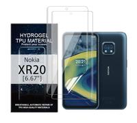 Glcrrpu pour Nokia XR20[6.67"] Film de Protection d'écran,[2 pièces] Hydrogel Protection Ecran pour Transparent HD en Flexible en TPU,Anti-Rayures