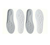 GLDFW 1 paire/2 paires/4 paires de semelles orthopédiques en latex souple pour chaussures de sport, soutien de la voûte plantaire, semelles orthopédiques respirantes