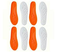 GLDFW 1 paire/2 paires/4 paires de semelles orthopédiques en latex souple pour chaussures de sport, soutien de la voûte plantaire, semelles orthopédiques respirantes