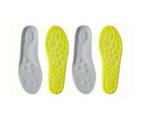 GLDFW 1 paire/2 paires/4 paires de semelles orthopédiques en latex souple pour chaussures de sport, soutien de la voûte plantaire, semelles orthopédiques respirantes