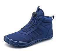 GLDFW Bottes d'hiver parent-enfant pour homme et femme - Antidérapantes - Chaudes - Fourrure - Décontractées - Pour garçons/filles, noir foncé, 41.5 EU