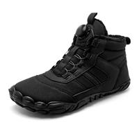 GLDFW Bottes d'hiver parent-enfant pour homme et femme - Antidérapantes - Chaudes - Fourrure - Décontractées - Pour garçons/filles, Noir , 30 EU